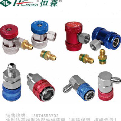 HengSen/恒森R134A快速接头QC-H/L/HC/LC/12H/12L/12AH/12AL