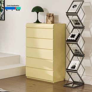 LIM界限 简约实木餐边柜客厅收纳柜子靠墙储物柜复古中古风斗柜Z