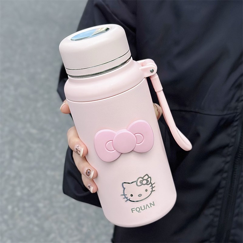 茶水分离保温杯可爱女士31w6不锈钢水杯大容量办公室泡茶杯子