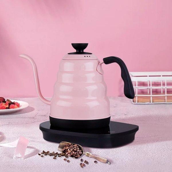 智能温控手冲壶恒温家用细口咖啡壶304不锈钢电热水壶泡茶控温壶,餐饮具,手冲壶,淘宝优惠券,粉丝福利购,淘宝优惠卷