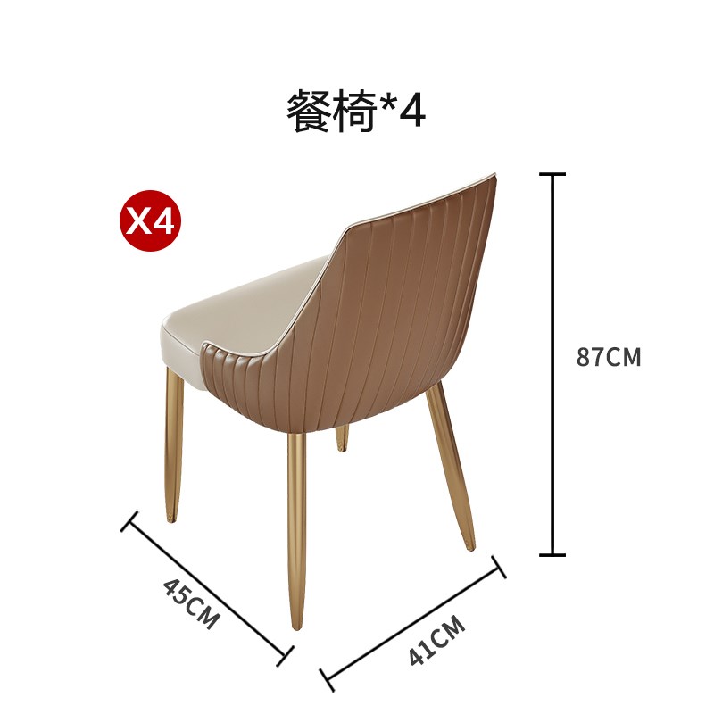 岛台餐茶桌一体家用小户型可移动伸缩带电磁炉轻奢厨Y房岩板小导