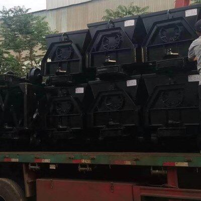 矿用单侧卸式翻斗矿车 1吨翻斗矿车 井下轨道斗车