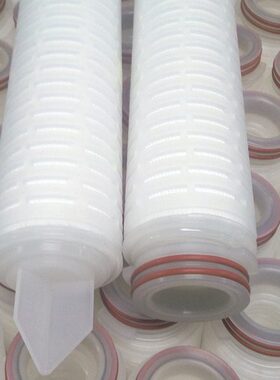 .片40行纯精密翅m电子226折叠滤芯22三角/业寸终端元滤u0水超过滤