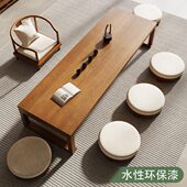 日式 坐茶几地泡茶茶桌矮桌民宿 榻榻米茶室阳台实木桌禅意茶台中式