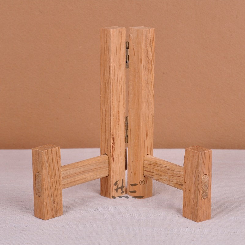 普洱茶七子饼茶架实木展示架3公斤大饼支架福鼎白茶木架大号茶展