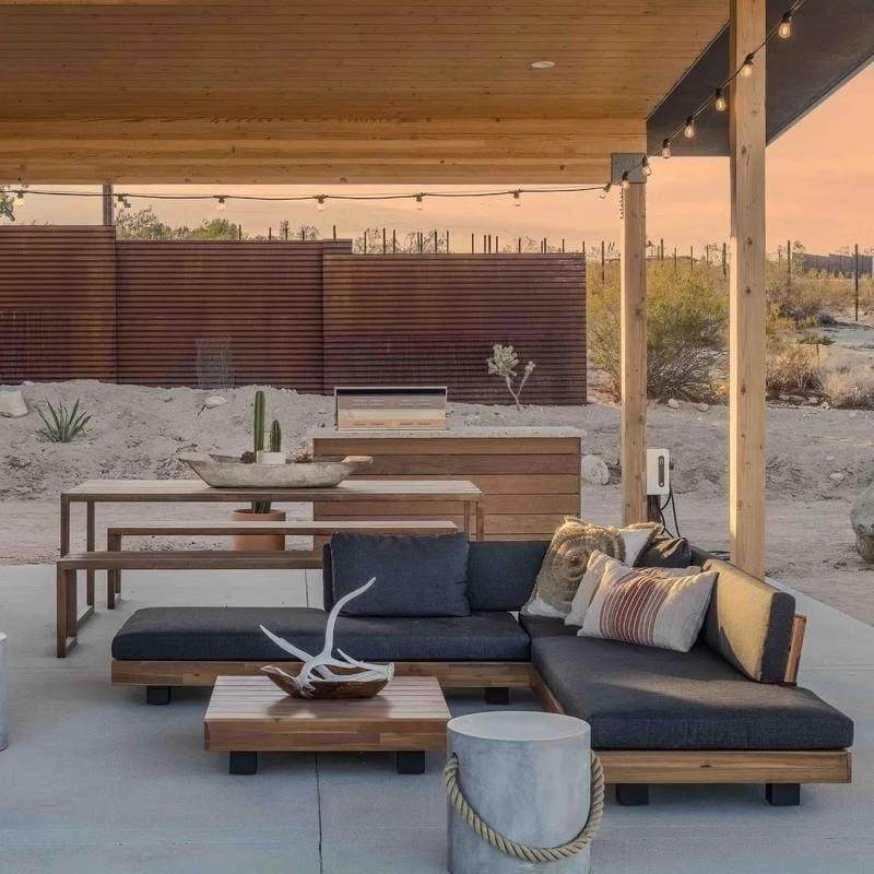 北欧户外柚木沙发露天别墅酒店民俗花园转角实木茶几户外休闲家具,商业/办公家具,其它,淘宝优惠券,粉丝福利购,淘宝优惠卷