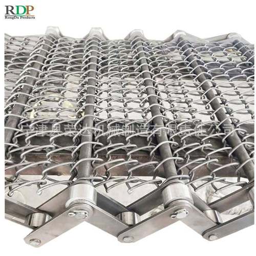 厂家直销大节距链条式网带输送带设备配件网带耐高温粗丝网带