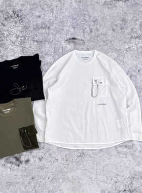 日单And Wander PE Waffle Long机能山系户外速干华夫格长袖