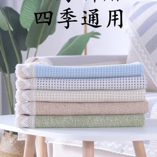通用北欧客厅布艺沙发巾 加厚防滑亚麻棉麻纯色老粗布沙发垫套四季