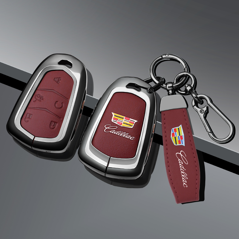适用凯迪拉克ct5钥匙套xt5/xt4/ct6/xts/xt6车ATSL壳ct4金属高档