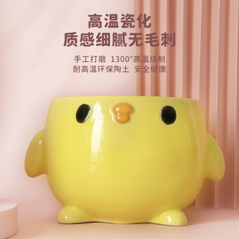 宠物陶瓷碗猫碗狗碗防打翻防滑防黑下巴高脚碗保护颈椎猫食盆水碗