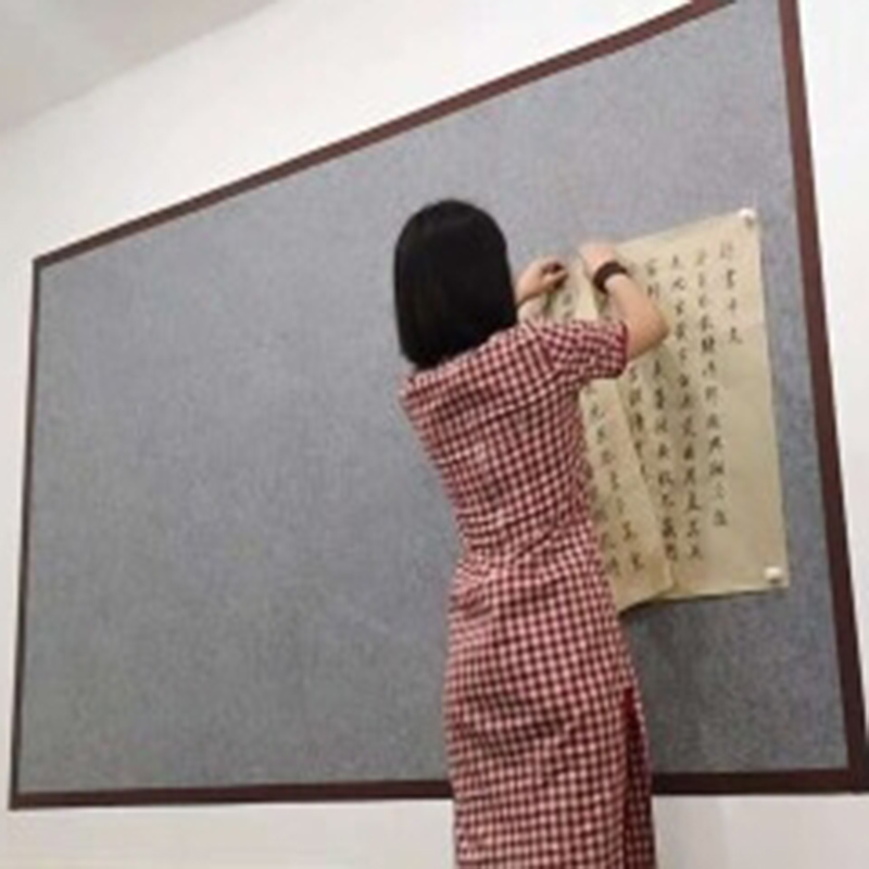 磁性书法毛毡墙强力磁铁书画垫磁力国画展示墙贴纸定制铁性吸磁贴