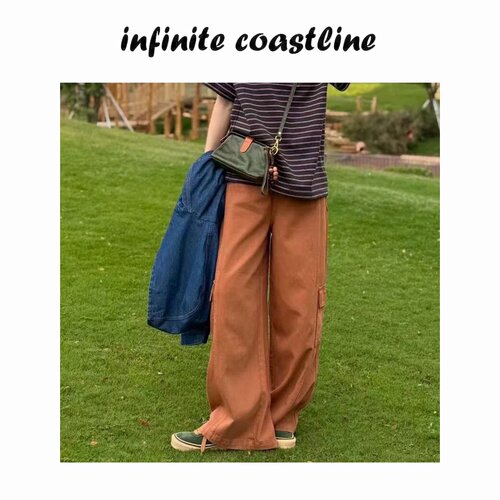 INFINITE COASTLINE/无垠海岸20116【橘色】工装牛裤C6226001