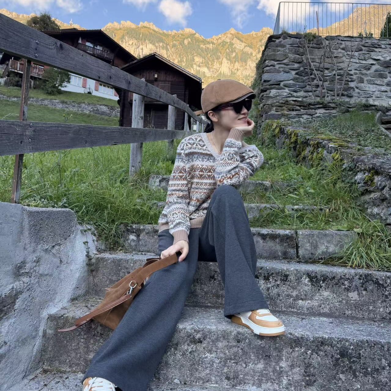 INFINITE COASTLINE/无垠海岸春晓12557休闲款 费尔岛V领羊毛衫