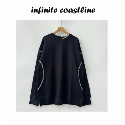 无垠海岸/INFINITE COASTLINE 12607【手线】黑卫衣
