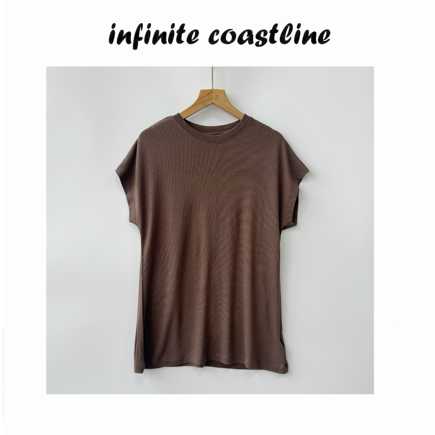 无垠海岸/INFINITE COASTLINE 12475休闲半包肩T恤