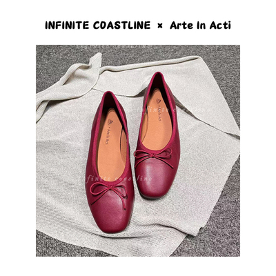 INFINITE COASTLINE/无垠海岸春晓5181百搭平底【芭蕾舞】小红鞋