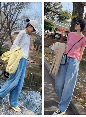 INFINITE COASTLINE/无垠海岸春晓2A02【鼓包】慵懒无弹牛仔裤