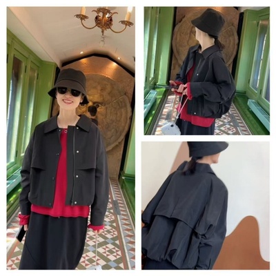 INFINITE COASTLINE/无垠海岸春晓12470风衣夹克