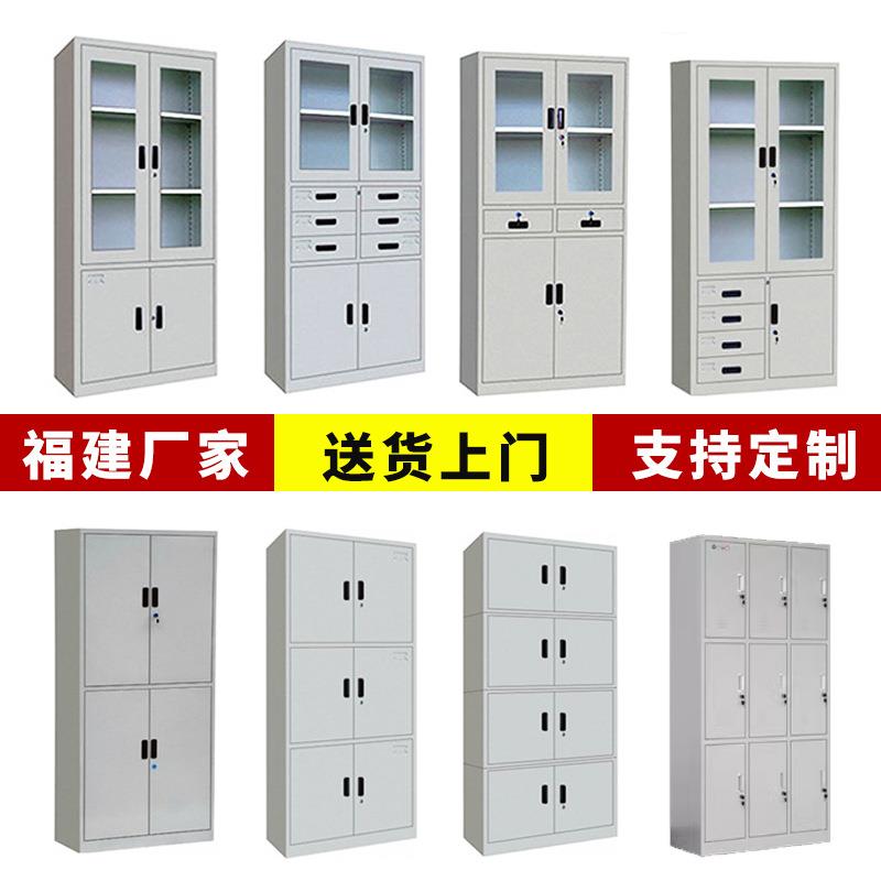 福建铁皮柜子档案资料柜财务凭证带锁储物柜钢制办公室文件柜厂家