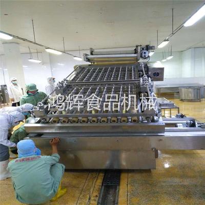 鸿辉300公斤剥虾机全自动 白对虾去皮机 青虾去头机 自动扒虾机