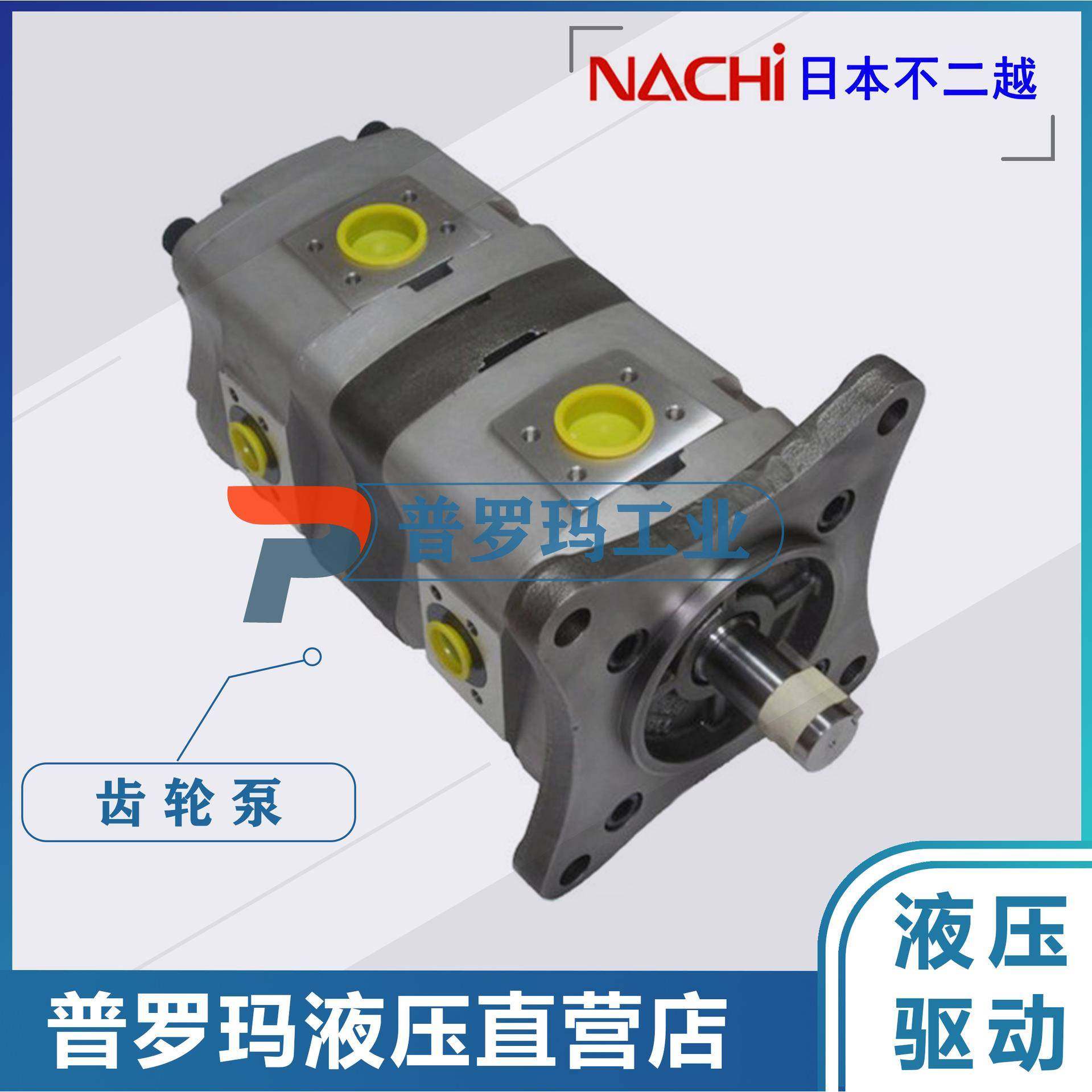 NACHI双联泵齿轮泵IPH-46B-20/25/32-80/100/125-1压力油泵,标准件/零部件/工业耗材,液压泵,淘宝优惠券,粉丝福利购,淘宝优惠卷