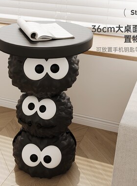 煤球客厅沙发电视柜旁艺术高级边几大型落地装饰乔迁新居礼品摆件