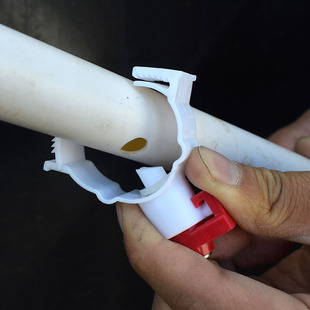 乳头式 养鸡46分乳头钢球自动饮水器 鸡喂水器养T鸡设备用啄水红头