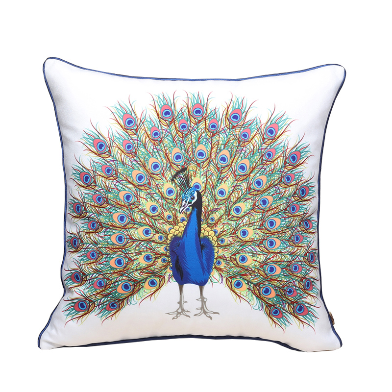 中式古典抱枕沙发田园靠垫办公室腰枕床上靠背汽车护腰靠垫抱枕套