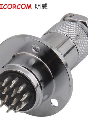 圆形连接器/芯A三航空插头1414 M-法兰G插座19眼X芯14 1420E-