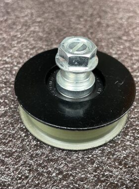 无1  电梯配件工程门挂锡X155安装轮20 X带 6轴6挂板轮展鹏黑色