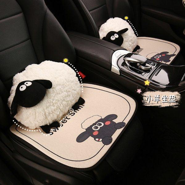 网红座椅套车内羊绵三件套加热可爱汽车坐垫座垫单片冬季毛绒女士,汽车用品/电子/清洗/改装,通用座套/座垫,淘宝优惠券,粉丝福利购,淘宝优惠卷
