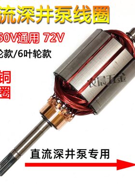 00流2直电机92潜水泵1线圈瓦0瓦寸转子V70寸深井泵V11电动车6048V