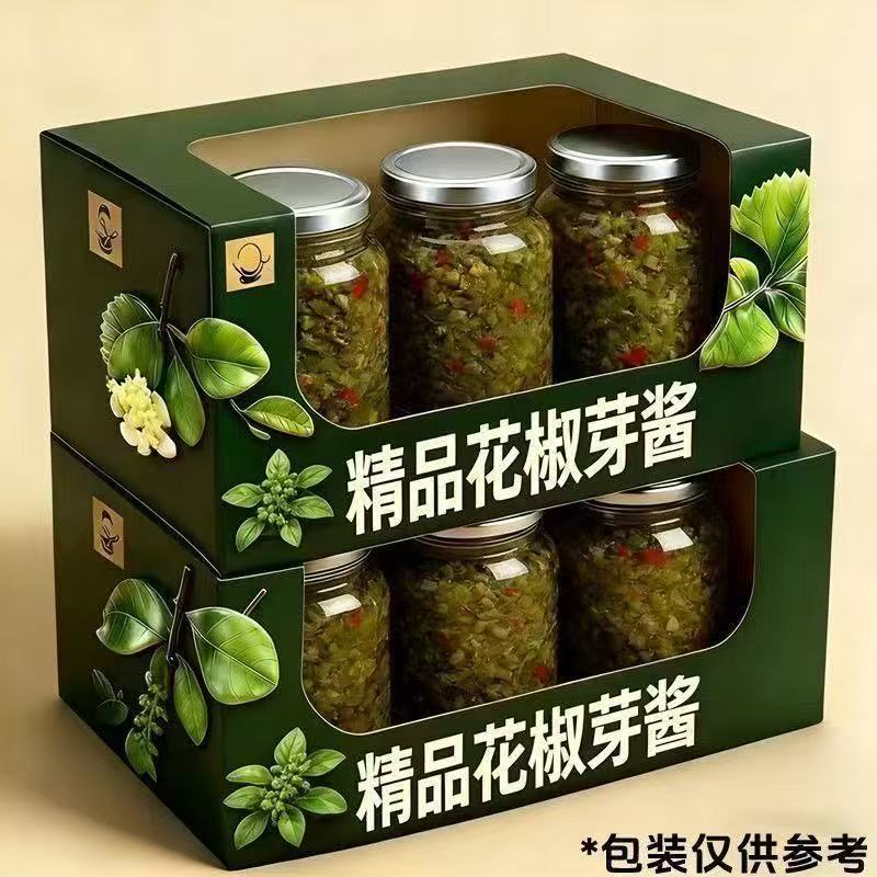 店铺爆款】花椒芽酱麻香麻辣味夹馍酱花椒嫩芽拌面酱料下饭调味酱