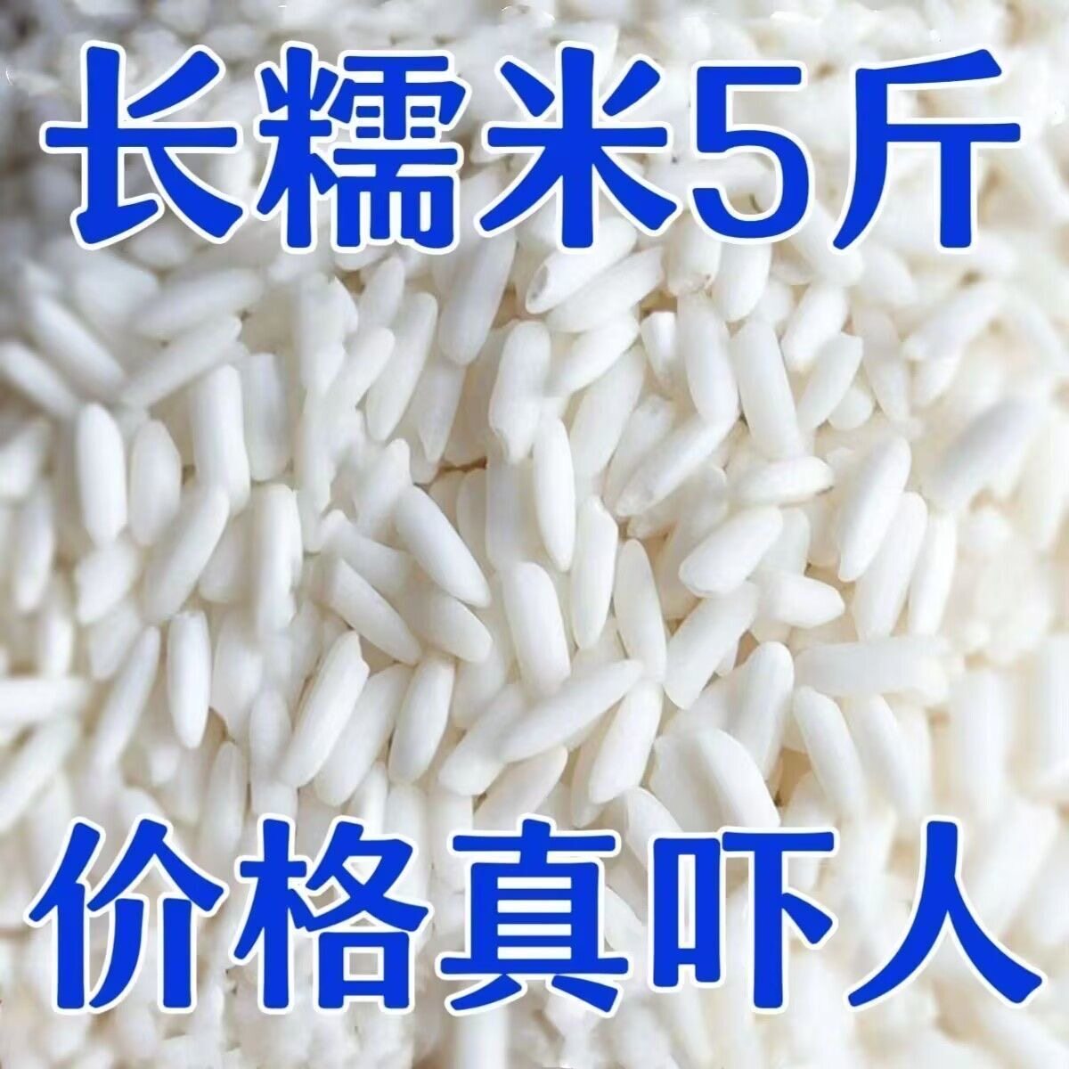 5 斤超便宜】今年新米长粒糯米农家新鲜大长糯米袋装粽子米酿米酒