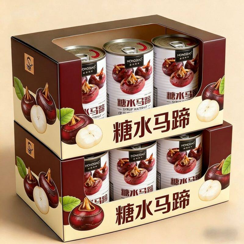 工厂价当季新鲜马蹄罐头整箱