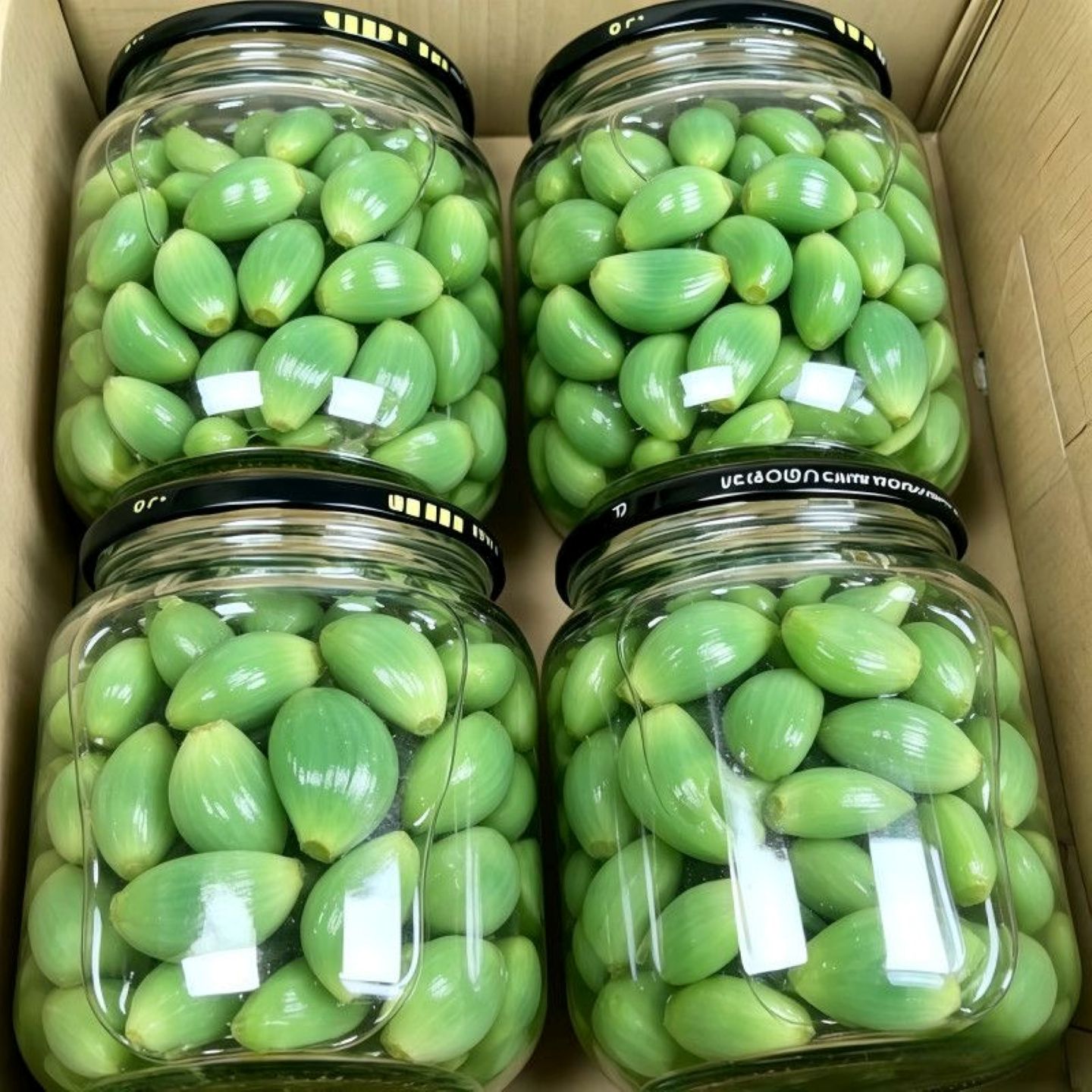 【工厂价】正宗山东翡翠腊八蒜醋泡大蒜绿蒜头批发腌制咸菜下酒菜