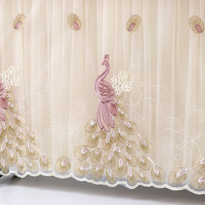 欧式2021新款液晶电视罩防尘罩套蕾丝55寸65寸75挂式电视机盖布