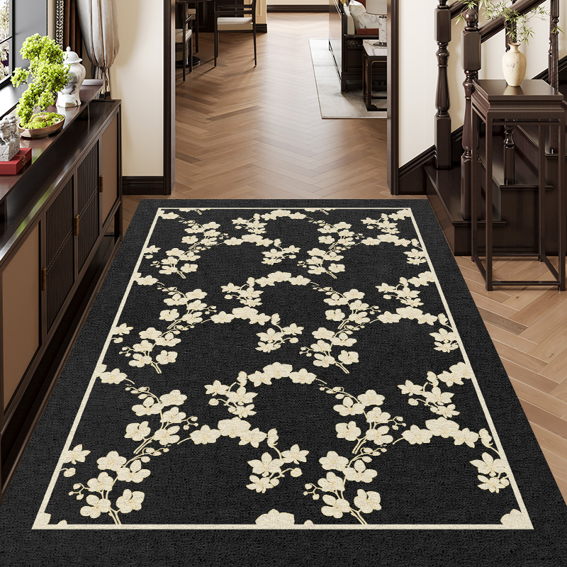 丝圈入户门垫门口地垫结婚红色喜庆地毯玄关进门脚垫耐脏地板垫子