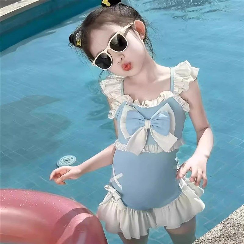 女童泳衣2025新款儿童连身泳装女孩公主风蝴蝶结游泳衣宝宝泡温泉,童装/婴儿装/亲子装,泳衣裤,淘宝优惠券,粉丝福利购,淘宝优惠卷