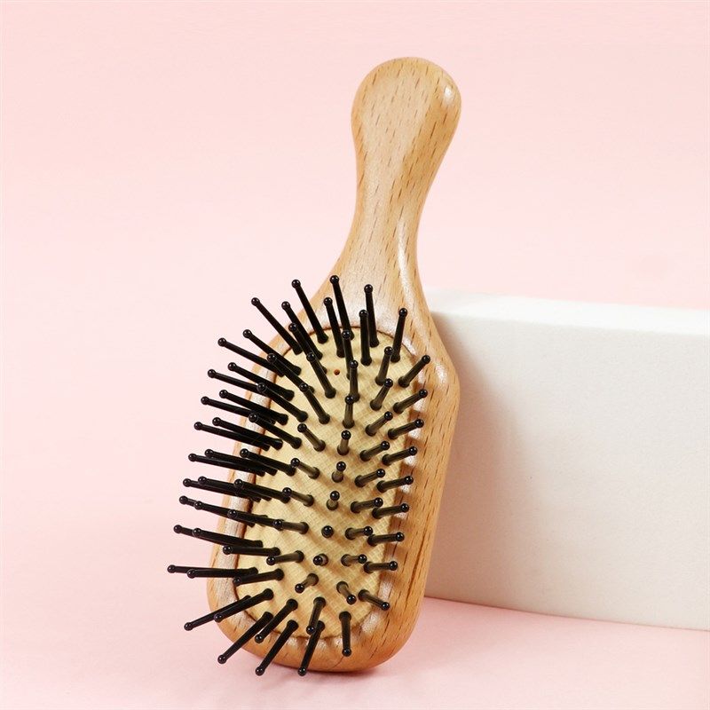 mini小梳子随身便携迷你气垫梳木质按摩梳女家用防静电儿童气囊梳