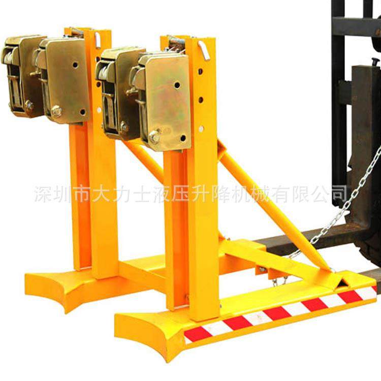 DG720A咬嘴油桶夹叉车油桶夹具鹰嘴卸桶器抱夹起重钳抓桶器DG60