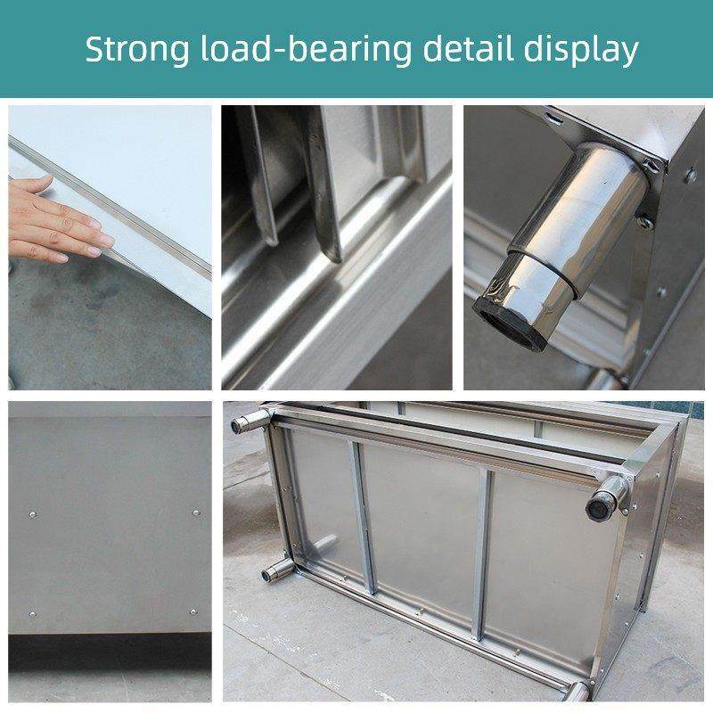 304不锈钢工作台厨房操作台储物柜切菜桌拉门案板商用台面案板柜,家装主材,商用厨房操作台/工作台,淘宝优惠券,粉丝福利购,淘宝优惠卷