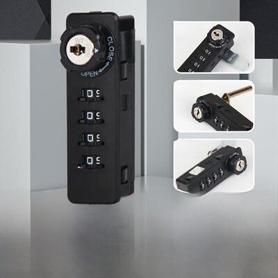 王通机械密码柜锁书桌三联锁抽屉储物柜储物柜密码锁