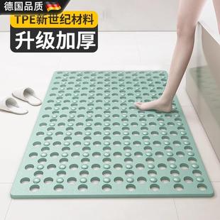 德国品质大孔浴室垫防滑垫家用淋浴房洗澡防摔吸盘卫浴按摩脚垫子