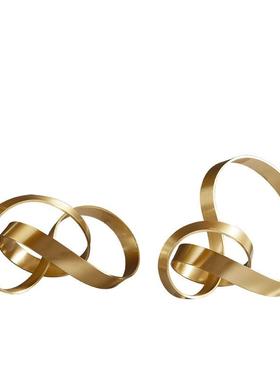 现代简约人物摆件花瓶茶壶首饰盒水晶麻花样板房软装饰品桌面摆设