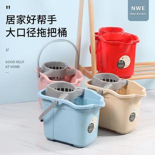 拖把洗地桶墩布挤水篮清洁桶 洗拖把桶单桶榨水车地拖桶家用老式