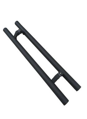 门把手黑a色玻璃门拉手灰色地弹门拉手加厚木门拉手 白色门把手