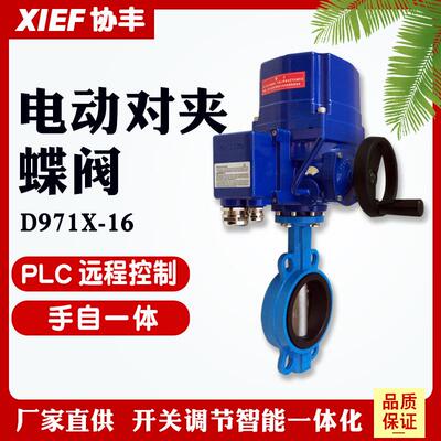 QT型防爆电动对夹蝶阀D971X-16Q10P远程控制4-20MADN10080200