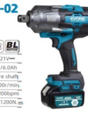 无刷充电式大扭力多用途锂电冲击扳手2000n大扭力扳手